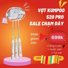 Vợt Cầu Lông Kumpoo Power Control K520 Pro Trắng