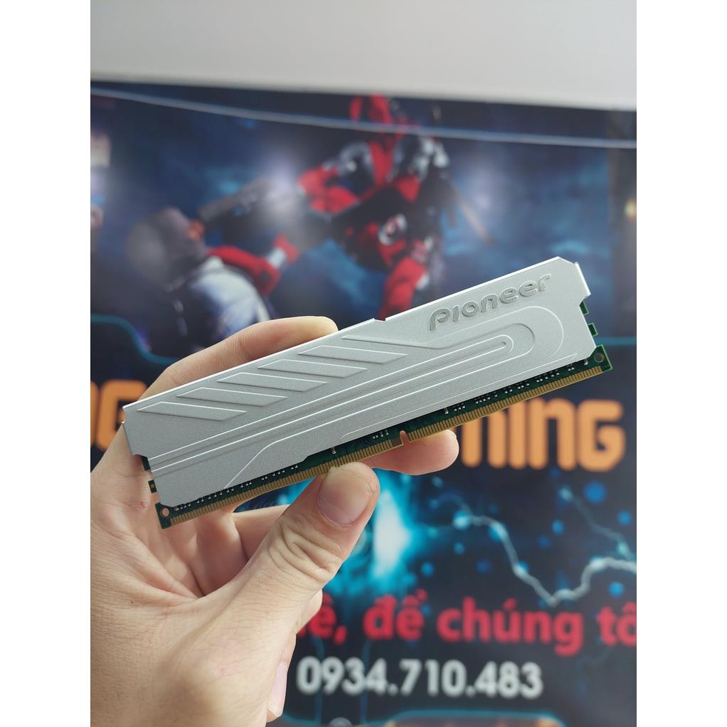Ram máy tính PIONEER DDR4 16GB 3200MHz U DIMM Tản Nhiệt Thép - New100%, BH 3 Năm 1 đổi 1