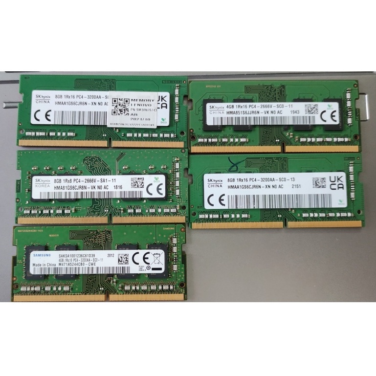 RAM Laptop DDR4 4Gb 8Gb 16Gb bus 2133 2400 2666 3200MHz Samsung SKhynix Crucial Micron BH 3 Năm