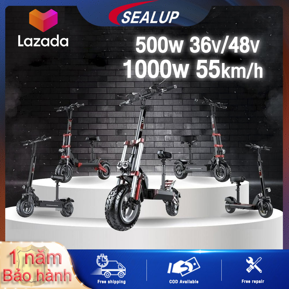 『sắp bán hết』SEALUP Xe scooter điện cao cấp dành cho người lớn, tốc độ tối đa 55 km/h , bánh...