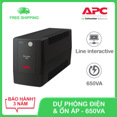 Bộ lưu điện APC by Schneider Electric Back-UPS 650VA 230V & ổn áp BX650LI-MS