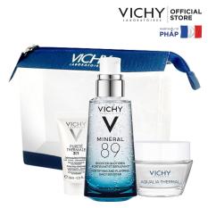 Bộ sản phẩm Dưỡng Chất (Serum) Giàu Khoáng Chất Vichy Mineral 89 50ml Giúp Da Sáng Mịn Và Căng Mượt