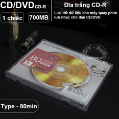 1 chiếc – Đĩa CD Phono 700Mbps Misubitshi type-80 Model VMUR80PHM1 (đổi qua thương hiệu Verbatim)