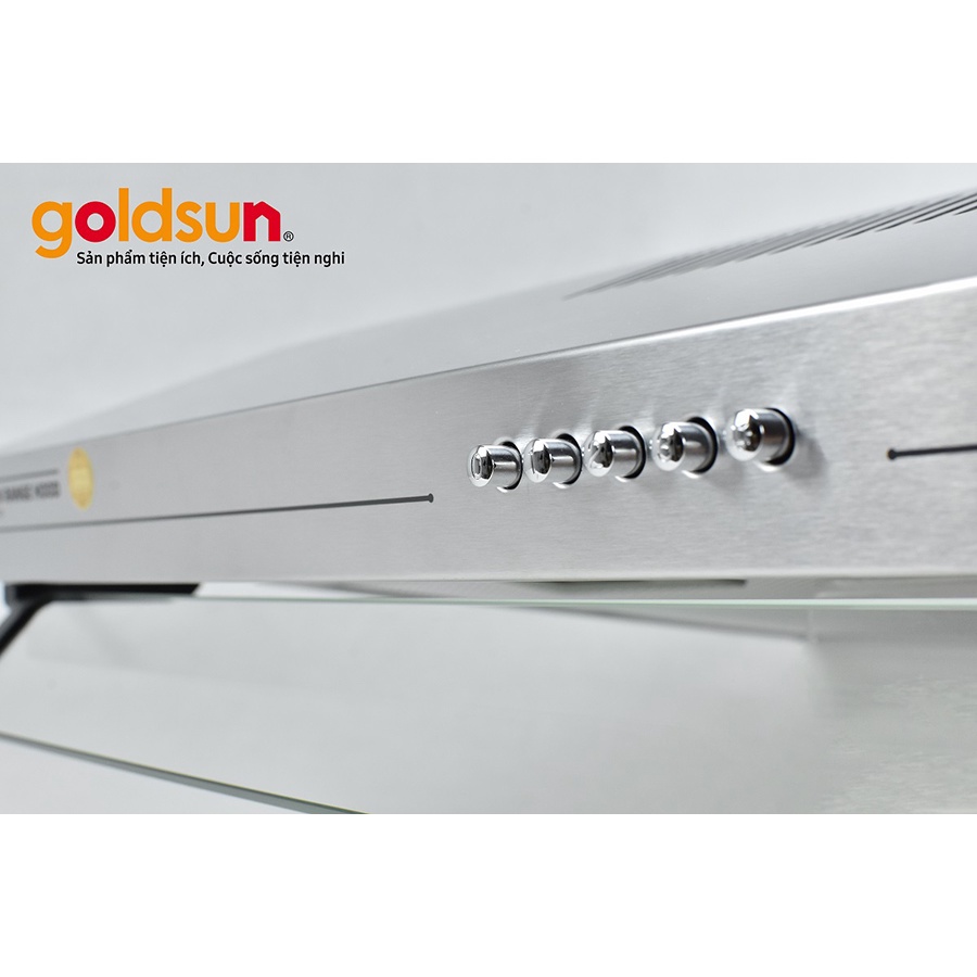 Máy hút mùi nhà bếp Goldsun GRH7700, g suất hút 500 m³/h, hai động cơ 80W với 3 tốc độ...