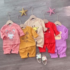 bộ dài cotton A001 mềm mịn thoáng mát dễ chiu cho bé yêu