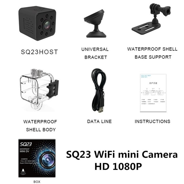 [HCM]Sq16 1080P Nho- Go-n Đô- Ne-t Cao Máy Quay Phim Camera Micro Nhìn Trong Đêm DVR Phát Hiện Chuyển Động...