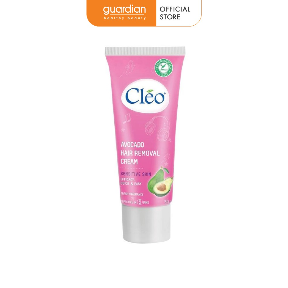 Kem Bơ Tẩy Lông CLEO Cho Da Nhạy Cảm Avocado Hair Removal Cream – Sensitive Skin 50g