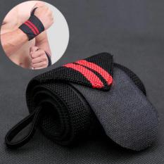 Dây quấn cổ tay – Đai quấn bảo vệ cổ tay hỗ trợ Tập Gym, Nâng Tạ sọc đỏ (2 cái)