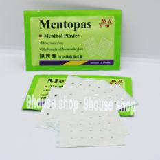 01 Gói Cao Dán MENTOPAS Neoplast Giảm Đau Nhức Thái Lan (1 Gói 10 miếng) – XANH NHẠT