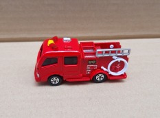 Xe mô hình Tomica – Thanh lý xe cứu hỏa màu đỏ bánh trắng giá rẻ