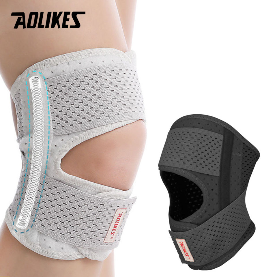 Đai bảo vệ đầu gối chạy bộ AOLIKES A-7901 phong cách Nhật Bản Knee Support Braces
