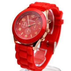 Đồng hồ nữ dây nhựa dẻo Geneva GN3 (Đỏ)