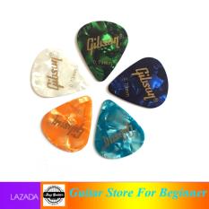 Bộ 5 cái phím Gibson 0.73mm phím đàn guitar – 5 pick guitar Gibson – màu sắc chọn ngẫu nhiên Pick cứng cho âm thanh đanh và chắc – Duy Guitar Store phụ kiện guitar giá tốt