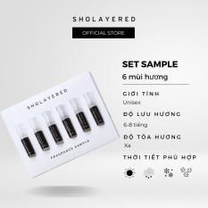 Set sample 6 mùi hương nước hoa Sholayered