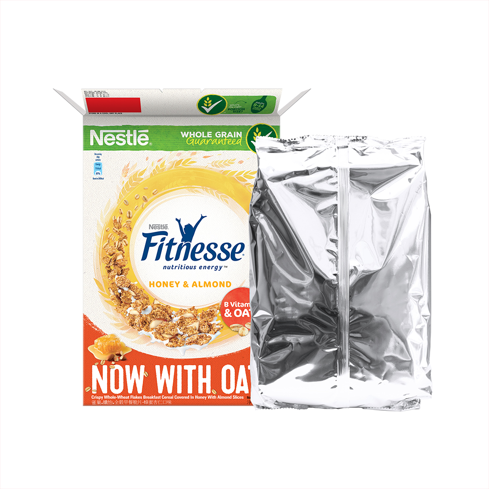 Ngũ cốc ăn sáng Nestlé Fitnesse mật ong hạnh nhân (hộp 390g)