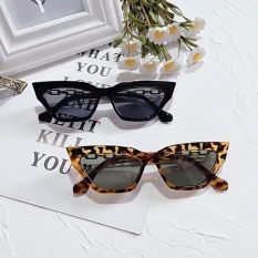 Women Sunglasses 2021 New Vintage Chain Cat Eye Fashion Jelly Color Pink Glasses Brand Designer Men Colorful Sun Glasses UV400