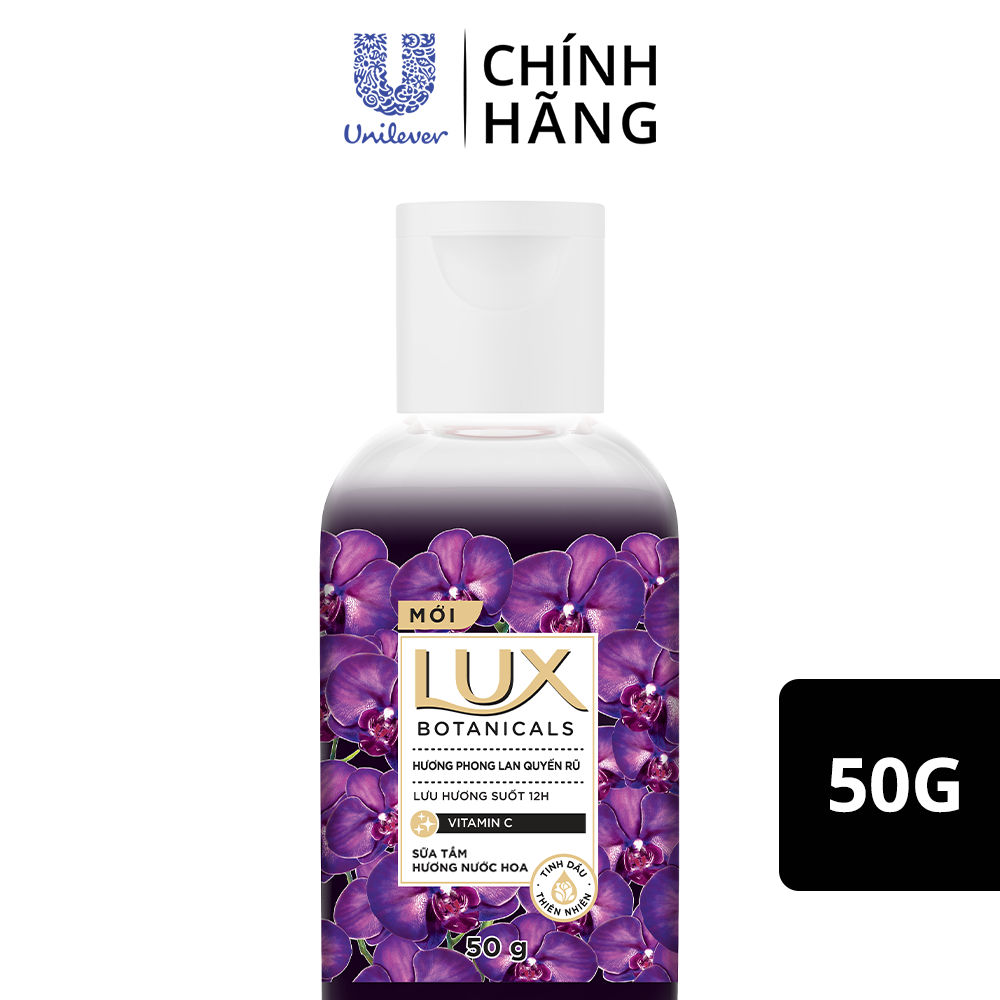 [Hàng tặng không bán] Mẫu dùng thử Sữa tắm Lux Botanicals Phong Lan Quyến Rũ 50G