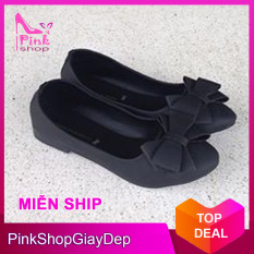 (Có mã giảm ship) Giày nữ, giày búp bê PinkShopGiayDep chất liệu da, êm chân, bền, xinh xắn PinkShopGiayDep – MS:224
