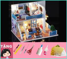 Mô Hình Nhà Gỗ DIY “Biệt thự ven biển” (Có Mica)
