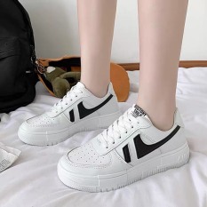 giày thể thao, giày sneaker nữ air hoa cúc gót 3 màu độn đế 3cm mẫu hot 2020, giày nữ tag hoa cúc da mềm thoáng khí cực kỳ năng động