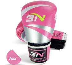 Găng tay đấm boxing cao cấp BN 10oz (Hồng)