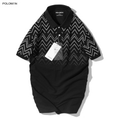 Áo Polo nam phối cổ bẻ RITI vải cá sấu Cotton xuất xịn,chuẩn form trẻ trung, thanh lịch – POLOMAN