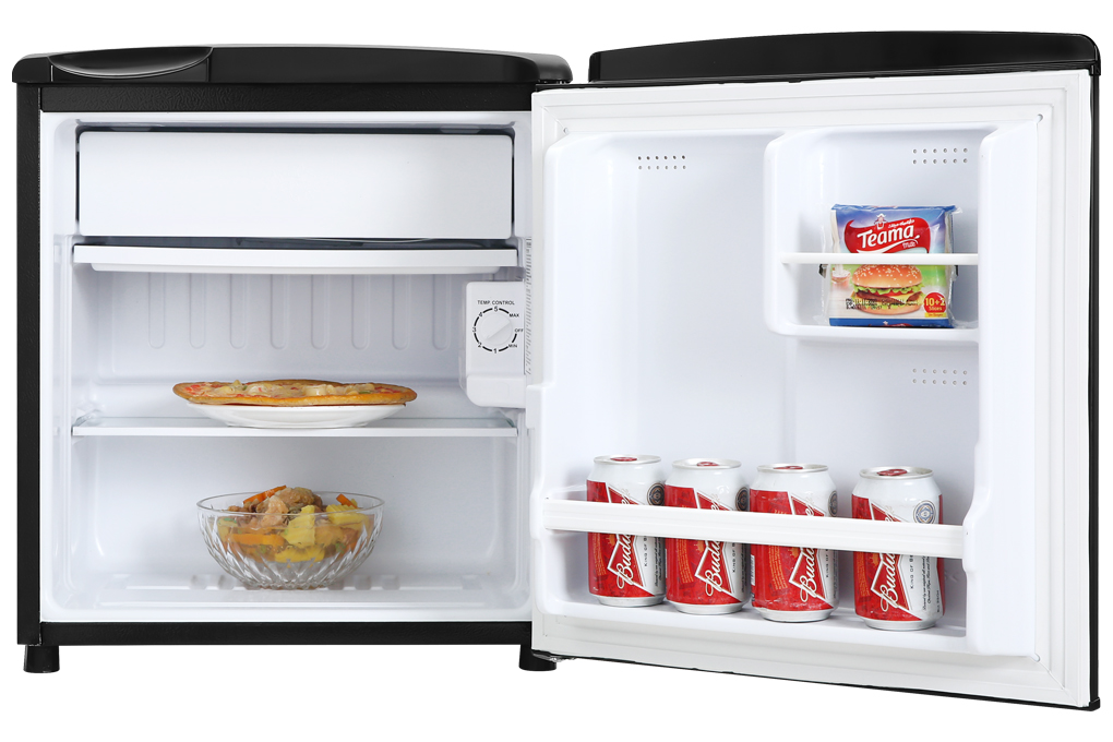 [HCM]Tủ lạnh Aqua 50 lít AQR-D59FA(BS) - Tiết kiệm điện nhờ công nghệ làm lạnh trực tiếp. Có khả năng...
