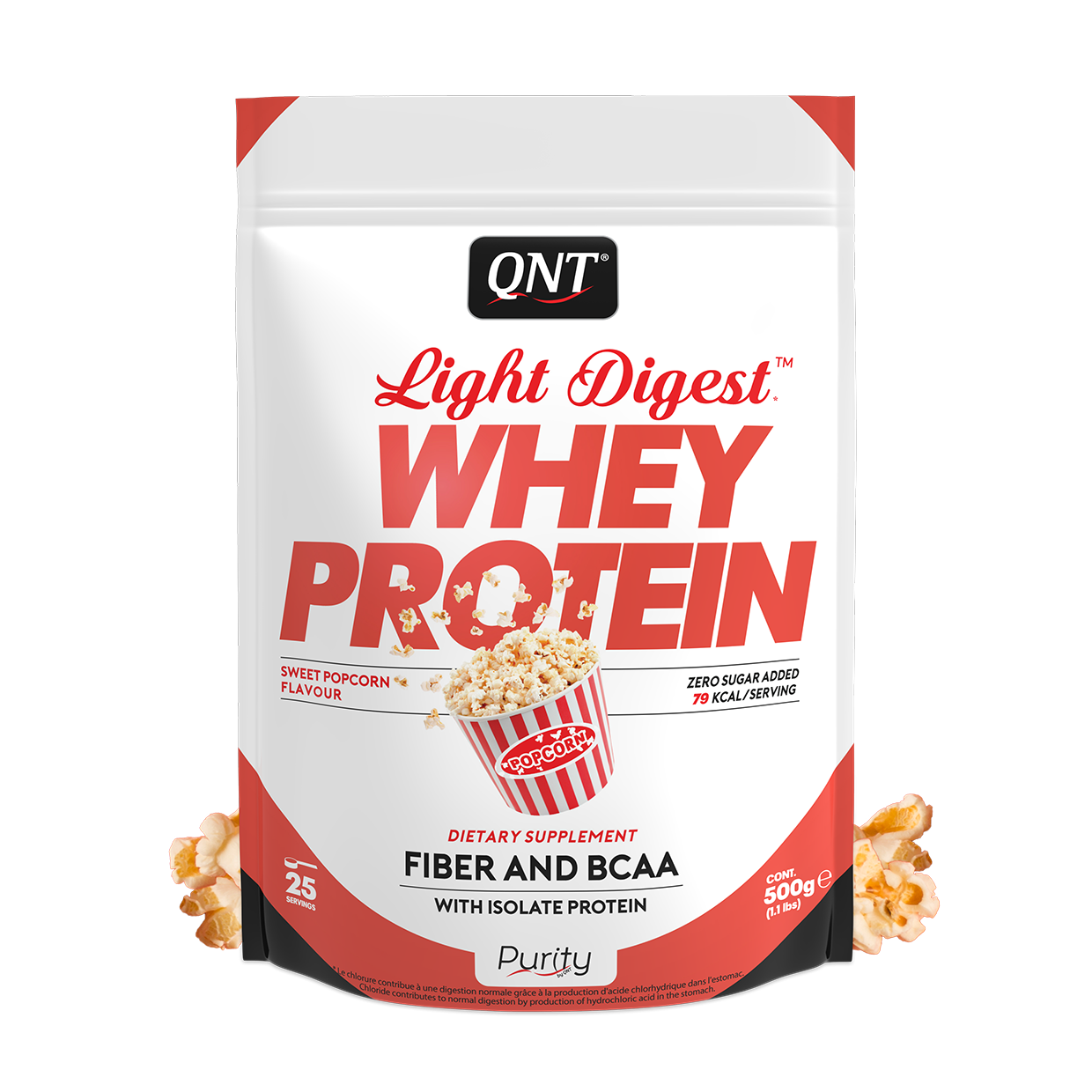 QNT Light Digest Whey Protein vị Bắp Rang Bơ 500 G