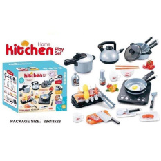 BỘ ĐỒ CHƠI KITCHEN 36 MÓN – ĐỒ CHƠI NẤU ĂN BÉ GÁI – KÍCH THƯỚC NHƯ THẬT – CHẤT LIỆU AN TOÀN