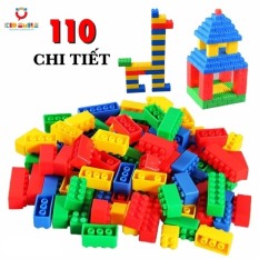 Đồ chơi trẻ em túi 110 xếp hình lego nhựa nguyên sinh an toàn nhiều màu sắc giúp trẻ từ 3 tuổi trở lên phát triển trí tưởng tượng và tư duy sáng tạo