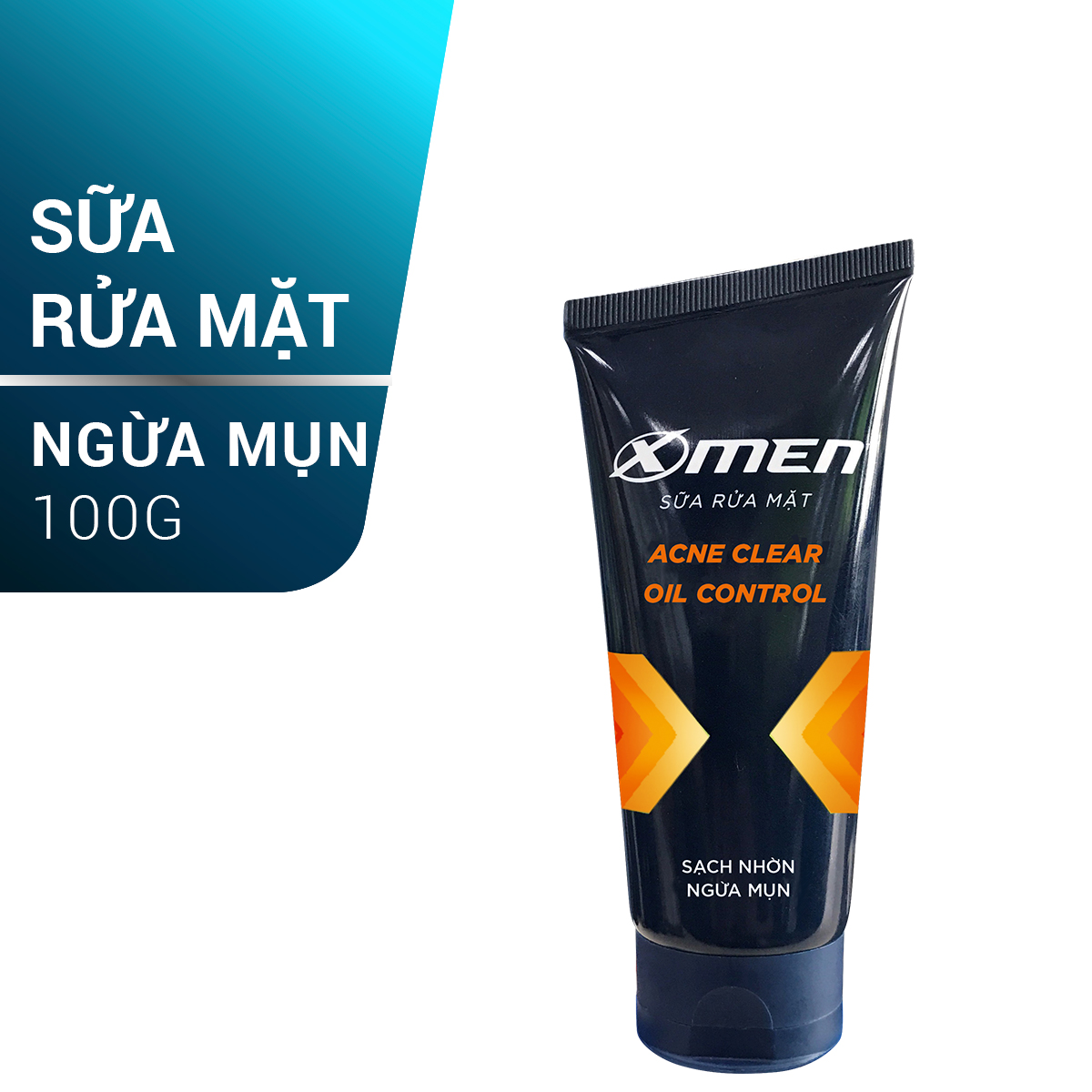 Sữa rửa mặt X-Men Sạch nhờn ngừa mụn 100g