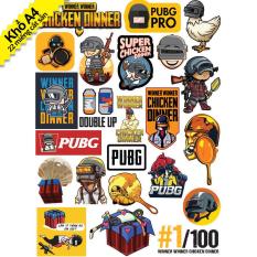 Bộ Hình Dán Sticker Game PUBG Player Unknown Battleground – Tem Dán Xe Máy, Hình Dán Mũ Bảo Hiểm, Hình Dán Laptop, Hình Dán Điện Thoại