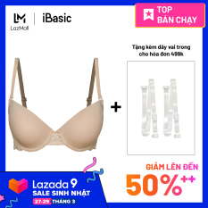 Áo ngực demi trơn nâng iBasic VA122S tặng túi bảo vệ môi trường