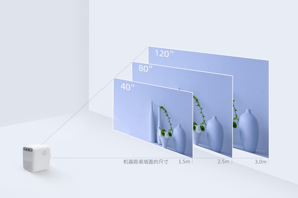 [Hoả Tốc 4h - HCM] Máy Chiếu Xiaomi Youpin Wanbo T2 MAX 1080P 150ANSI LCD 40-120inch | Hàng Chính Hãng...