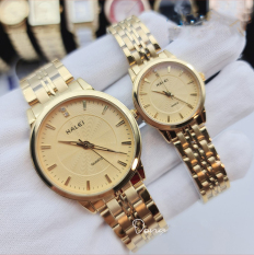Đồng hồ nam nữ Halei máy Nhật chống nước, đồng hồ cặp mạ vàng cực hot, đa dạng sản phẩm, cam kết hàng như hình