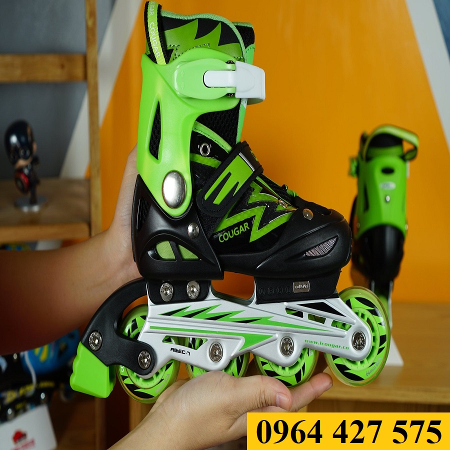 Giày Patin Trẻ Em CG 835L - Giày patin cho bé trai và gái, giày trượt patin cho bé tập...