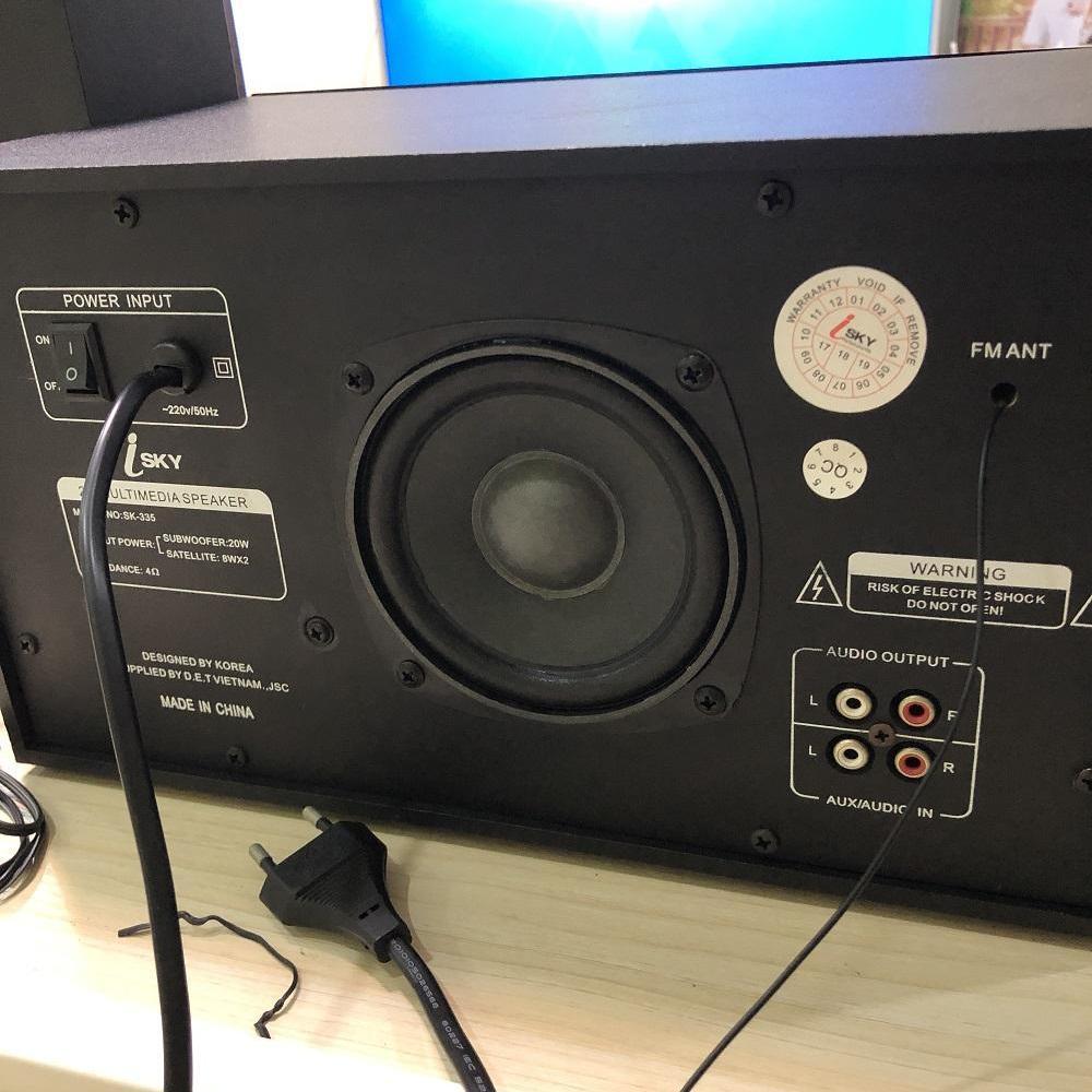 Dàn âm thanh tại nhà - loa vi tính hát karaoke có kết nối Bluetooth USB Isky - SK345/SK335U siêu...