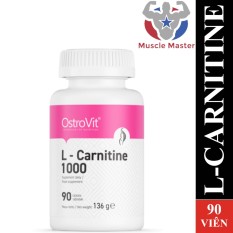 [HCM]Thực Phẩm Bổ Sung Giảm Mỡ Ostrovit L Carnitine 1000mg 90 Viên