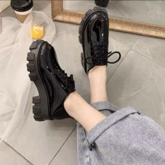 Bốt nữ cổ lửng phong cách hàn 2 loại da hàng Qc cao cấp