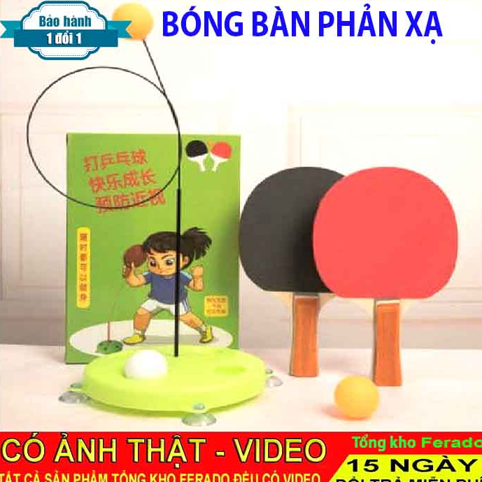 Bóng bàn luyện tập phản xạ cho bé tăng quan sát