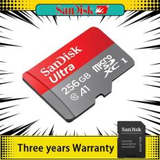 Thẻ nhớ SanDisk 256GB Ultra MicroSDXC UHS-I với Bộ chuyển đổi – 100MB / S, C10, U1, Full HD, A1, Thẻ nhớ Micro SD – SDSQUAR-256G-GN6MA