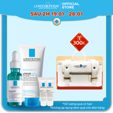 Bộ dưỡng chất giảm mụn, giảm thâm và hỗ trợ thu nhỏ lỗ chân lông La Roche-Posay