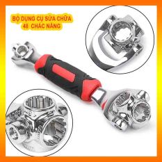 CỜ LÊ ĐA NĂNG THÔNG MINH 48 TRONG 1 VẶN ĐƯỢC CẢ THẾ GIỚI – Cờ Lê Đa Năng (8 đầu xoay 48 chức năng trong 1), Trọng lượng: 450g, kích thước: 25cm, kích thước đầu vặn: 8 – 10 -11- 13- 14- 16- 17- 19 (mm)