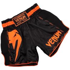 Quần Muay Thai Venum Giant – Black/Orange