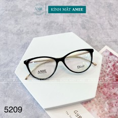 Mắt kính cận nữ mắt mèo AMIE Eyewear gọng kính kim loại kiểu dáng thời trang hiện đại 5209