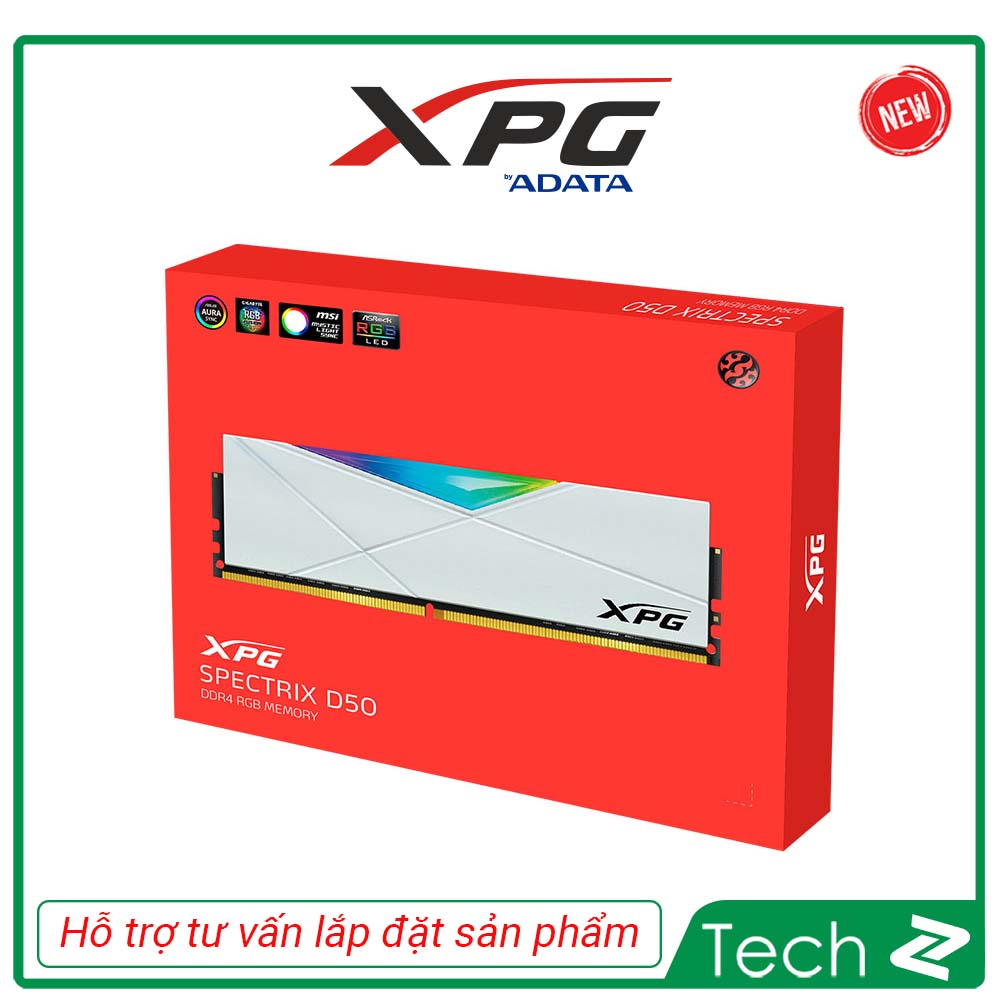 Ram Adata XPG Spectrix D50 RGB 16GB (1x16GB) DDR4 3200Mhz