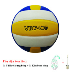 Bóng Chuyền Thăng Long VB7400 + Túi Lưới Đựng Bóng + Kim Bơm Bóng