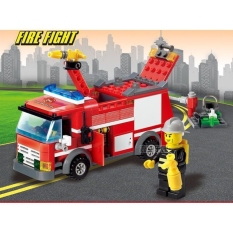 Bộ Lego Xếp Hình KAZI FIRE FIGHT 206 Chi Tiết. Lego KAZI FIRE FIGHT Lắp Ráp Đồ Chơi Cho Bé.(mã 8054)