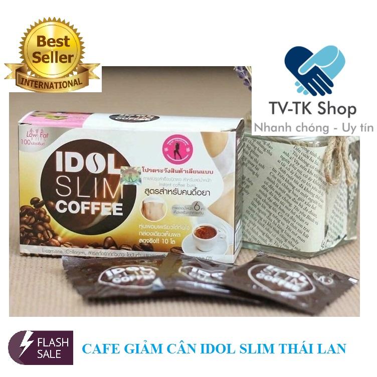 [HCM]Cafe Giảm Cân Idol Slim Coffee - Hộp15g x 10 gói (Nhập Khẩu Thái Lan)