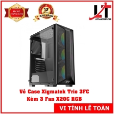 CASE XIGMATEK TRIO 3FC (EN45686) – KÈM 3 FAN XIGMATEK X20C